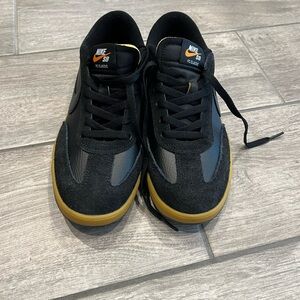 Nike SB Black and Gold Sneakers